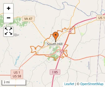 Area schools map